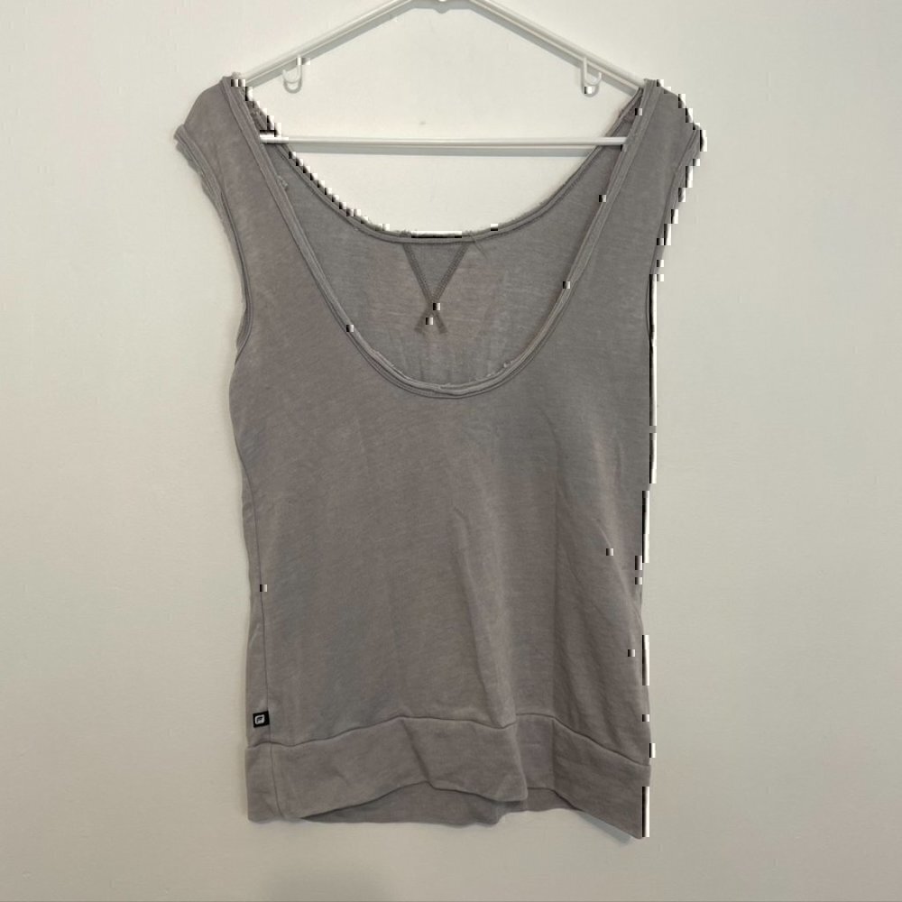 Fabletics Tennyson Pullover Light Gray Scoop Neck… - image 8